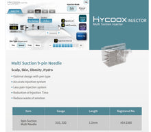 Load image into Gallery viewer, New Hycoox Needle Free Botox, PRP, HA Auto Hydro Injector System