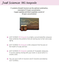 Load image into Gallery viewer, Just Science All Natural HG Hair Restoration Growth Factors Ampoules